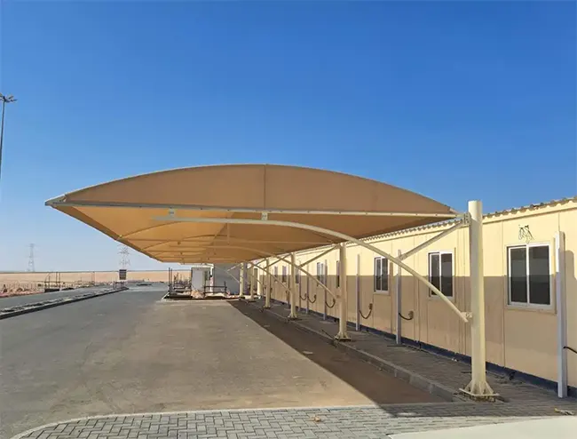 Car Parking Shade Installation