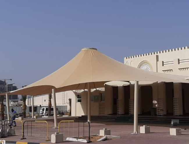 Walkway canopy protection
