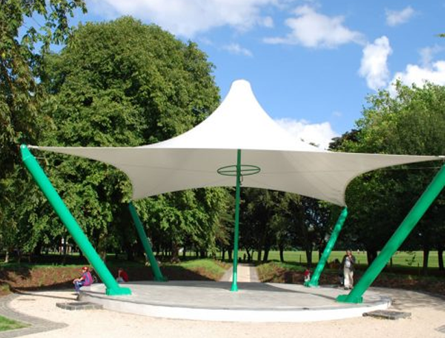 Residential driveway canopy